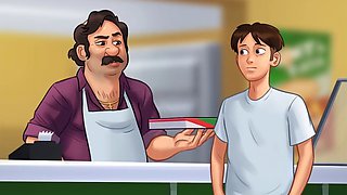 Anime mom with big boobs brings the heat in a summer time saga of female pleasure