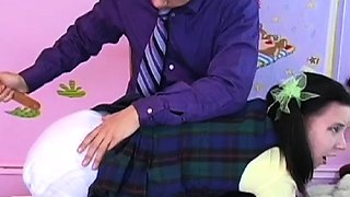 Pink labia close up of naive brunette