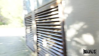 Outdoor sex with horny Martina Smeraldi