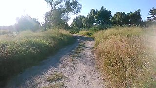 Amateur couple fucking in public (risky sex) NATURAL TITS