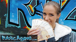 Outside scene with irresistible Kinuski from Public Agent