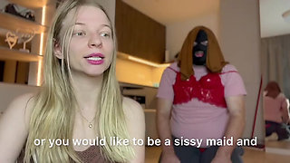 From Male Slave to Pretty Sissy Angelas First Day
