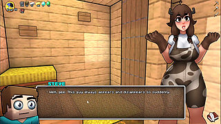 Hornycraft milking big boobs furry animation
