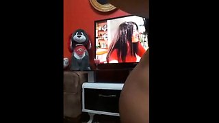 Big-Titted Turkish Girl Flashes on Webcam