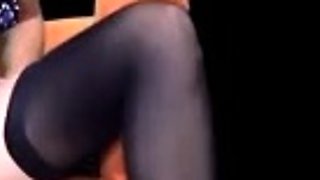 Amateur striptease and Solo masturbation