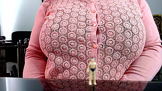 Macro Man Giant Breast Comparison - Ebony Giantess Mael