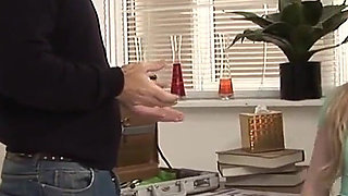 Satine Spark a cheating slut with sexy tattoos and gold hair gets turned on with a cock in her pussy