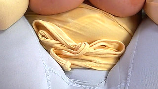 Doll Like Body Fuck & Fake Creampie Overload - Huge Tits & Ass in Crotchless Leggings - Lilykoti