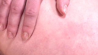 A Pregnant Bitch with a Hairy Pussy Enjoys Two Cocks