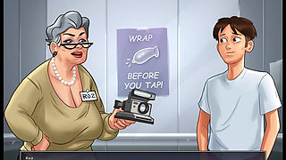 Summertime Saga Gameplay GILF Sex Scene and Gloryhole Blowjob