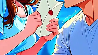 Caught My Crush Kissing Her with My Name - Greenhouse Creampie Revenge Sex