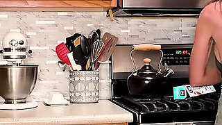 MILF Makes a Mess in the Kitchen
