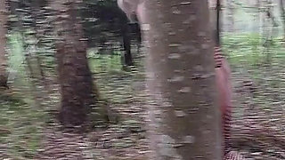 Granny Is Horny and Goes Into the Woods!