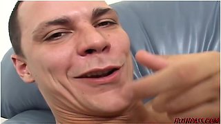 Busty Black Babe Gobbles Down A Big White Cock