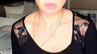 Busty brunette solo masturbation