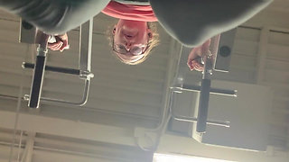 First Time Gym Orgasm!! Cumming at the Gym From an Ab Workout