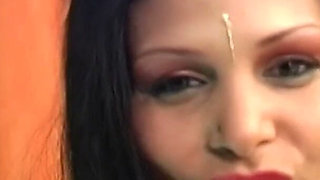 Sexy Big Tits Ebony MILF India Babe Rides Her Studs Big White Cock and Lets Him Wank off His Cum Into Her Mouth