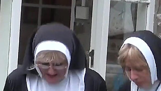 Trisha and Claire are nuns on the run