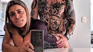 Intense Fucking in Front of the Mirror with Delicious Internal Cumshot Ends in Squirt.