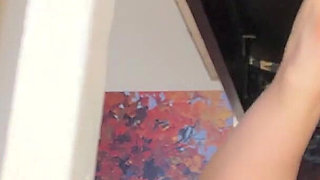I Milked My Stepdaddy and He Cum on My Feet