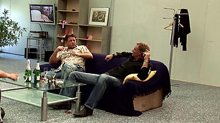 Big Titted French Slut Got Hardcore Double Fucked in Threesome