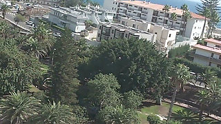 I Cum on My Step Daddy's Face Outside on the Balcony on Holiday