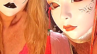 Prepping Mareslut for Xxl Strapon Dildo, Lampwick, with Carmen Harness by Mrhankeystoys