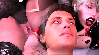 Indira QOS Blacked PMV with Club Girls - BBC Worship