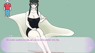 Car Toon - Cachipun With Waifu - Playing Rock, Paper, Scissors With Beautiful Yor Forger Until He Fucks Her