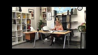 My Real MILF Boss Is A Hairy Cougar Secretary In Stockings