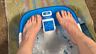 Foot Soak Toe Wiggle