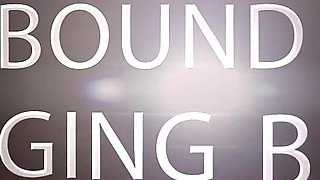 Bound Brunette Babe Explodes in Orgasm From Rough Toy Torment