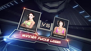 Agatha Delicious Vs Daisy Ducati Female Wrestling
