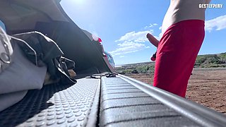 GentlyPerv Gets Offered Cuckold LadyAna in Public Parking Lot