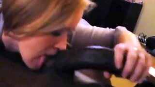 Amazing Interracial Amateur Blowjob
