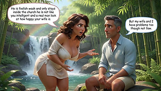 Unexpected Passion Awakens Grumpy Mother-in-Law During Countryside Getaway Trip (AI generated)