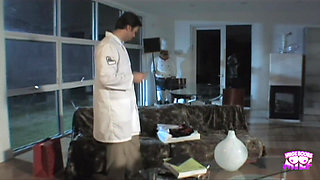 The Horny Doctor Gives a Nurse a Sexy Corset That Makes Him Fuck Her Hard.