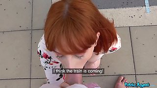 Public agent - muddy hot usa red haired beauty gets lost in czech