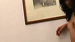 Sexy Skinny Secretary Fucked and Cumshot on Beautiful Pussy by a Big Vintage Cock