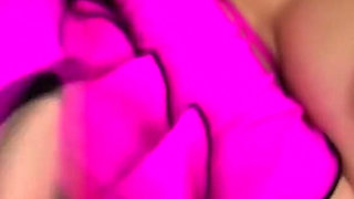 Blonde MILF Big Tits Anal Pounding in Pink Lingerie