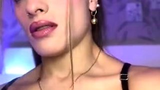 Amateur striptease and Solo masturbation