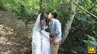 Ebony Brides Creampie in Zaawaadi Forest Lust