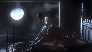 Lara Croft (Tomb Raider) moaning with pleasure during rough sex (4K)