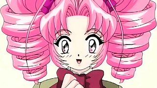 Slutty anime teen with big tits