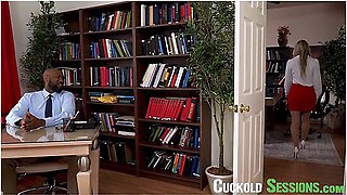 Bunny Madison Gets Fucked By Boss While Cuckold Husband Watches