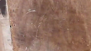 Hs19-a Girl in a School Uniform Was Bound Wander the Streets