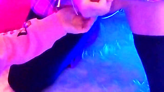 Crossdresser and his girlfriend couple