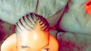 Teen Came Over Smoke and Chill but Cant Resist Daddy Big Cock Down Here Throat Fuck