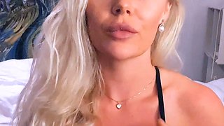 Amateur blond girl with big boobs getting fucked