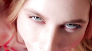 Cheerful Krissy Lynn and Anya Olsen at POV sex